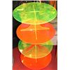 Image 1 : 4 FLUORESCENT PARTY STANDS