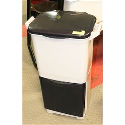 2 LEVEL RECYCLE BIN STAND