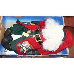 FELT SANTA 30" TALL.