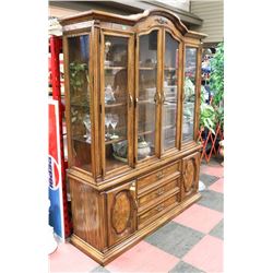 2PC CHINA CABINET 65"X17"X83"