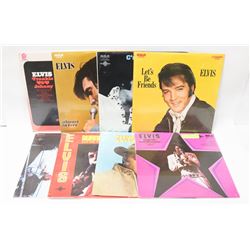 LOT OF 8 SEALED ELVIS ALBUMS