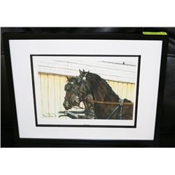 FRAMED MATTED NATALIE GREEN #10/100 "WORK MATES"