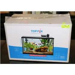 TOPFIN 10 GALLON AQUARIUM STARTER SET