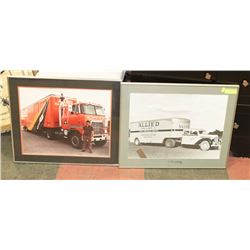LOT OF 2 ALLIED VAN LINES PICTURES