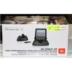 JBL HIGH PERFORMANCE WIRELESS SPEAKER FOR IPAD