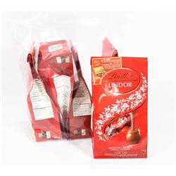 BAG WITH 5 PKS OF LINDOR MILK CHOCOLATE