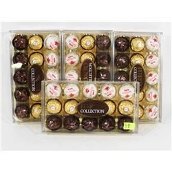 FOUR 15PKS OF FERERRO ROCHER