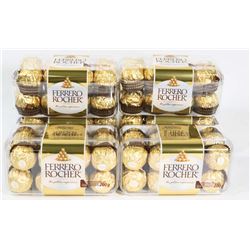 6 PKS OF 16 FERRERO ROCHER HAZELNUT CHOCOLATE