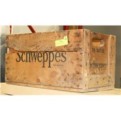 SCWEPPES VINTAGE CRATE