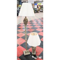 FLOOR STANDING SOLD WITH MATCHING TABLE LAMP