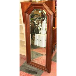 ESTATE WOOD FRAMED WALL HANGING MIRROR