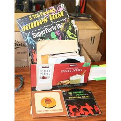 BOX OF ASSORTED LP'S