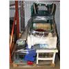 Image 1 : ESTATE PALLET OF MISC HOUSEHOLD FURNITURE, WALKER,