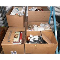 ESTRATE PALLET OF COLLECTOR DOLLS, HOUSEHOLD MISC