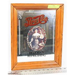 VINTAGE STYLE PEPSI-COLA  MIRRORED ADVERTISING