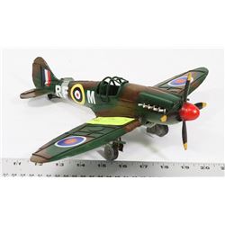 VINTAGE METAL/TIN SPITFIRE AIRCRAFT