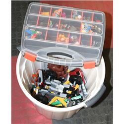 BUCKET OF LEGO W/ STAR WARS LEGO & MORE