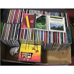 LARGE FLAT OF ASSORTED CD'S