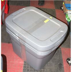 LOT OF 3 STERILITE TOTES