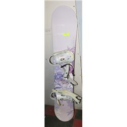 LADIES WILD FLOWER SNOW BOARD