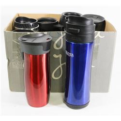 BOX W/10 INSULATED TRAVEL MUGS