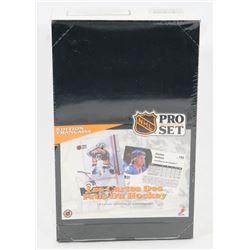 1991 PRO SET HOCKEY FACTORY SEALED BOX, FRENCH