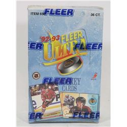 1992-93 FLEER ULTRA HOCKEY FACTORY SEALED BOX,