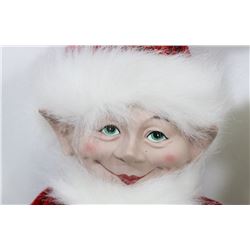 PAIR OF HAND CRAFTED PORCELAIN ELVES