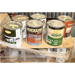 LOT OF 10 ASSORTED STAINS - AS THEY COME