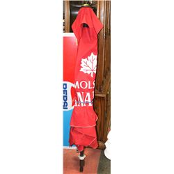 MOLSON CANADIAN PATIO UMBRELLA 6 FT WIDE