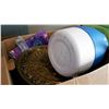 Image 1 : BOX OF POGS AND NEW ITEMS