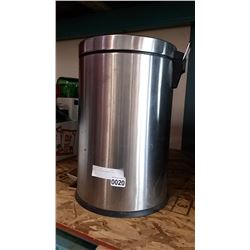 SMALL STAINLESS WASTE BIN