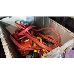 JUMPER CABLES, LOAD STRAPS, STEERING LOCK