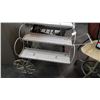 Image 2 : WHITE 3 TIER GARDEN STAND WITH WHEELS