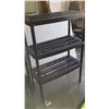 Image 1 : 3 TIER BLACK PLASTIC SHELF