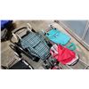 Image 2 : LOT OF STROLLERS AND SHOPPING CARTS