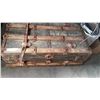 Image 1 : ANTIQUE TRUNK WITH ANTIQUE CONTENTS