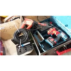 12VOLT CORDLESS DRILL IN CASE W/ HILTI SF 4000 AND 9 PC PROFFESIONAL IMP