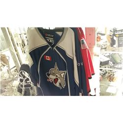 4 JUNIOR HOCKEY JERSEYS