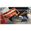 Image 1 : TRAILER HITCH W/BALL AND ZAGG TOOLBOX W/CONTENTS