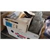 Image 2 : BOX OF STAPLES, BAG OF STRAPS, AND 4 BOXES OF SUCTION CUPS