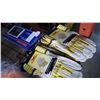 Image 1 : 6 PAIRS OF NEW CONDOR SIZE LARGE WORK GLOVES AND 12PC XZN BIT SET