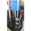 Image 2 : BUNDLE OF BROOMS, HOCKEY STICK, AND WEATHER STRIPPING