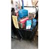Image 1 : SHOPPING CART W/ CONTENTS