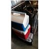 Image 1 : LOT OF COOLERS AND PLAY PEN