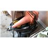 Image 1 : INDUSTRIAL WATER HOSE WITH NOZZLE AND EXTENSION CORD AND PORTABLE WASTE WATER TANK