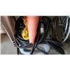 Image 2 : INDUSTRIAL WATER HOSE WITH NOZZLE AND EXTENSION CORD AND PORTABLE WASTE WATER TANK