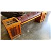 Image 2 : GARDEN BENCH W/ PLANTERS