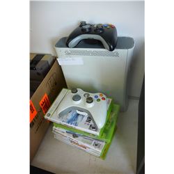 XBOX 360 CONSOLE W/ GAMES