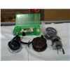 Image 1 : 3 VINTAGE FISHING REELS AND ONE VINTAGE SPOOLS